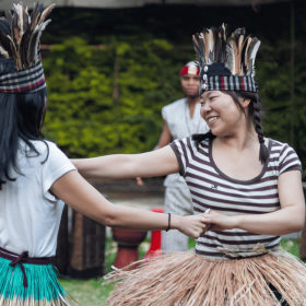 Participants enjoy cultural exchange in Tanzania